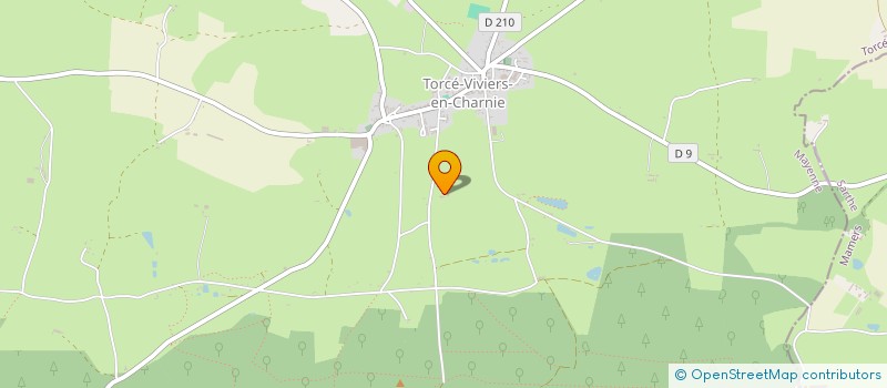 localisation de l'entreprise MADAME AUDREY BRUNET à TORCE-VIVIERS-EN-CHARNIE