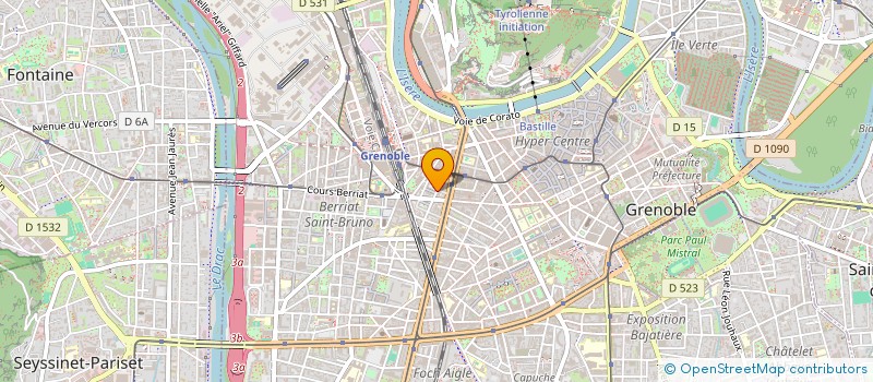 localisation de l'entreprise MADAME AUDREY BUCHHOLTZ à GRENOBLE