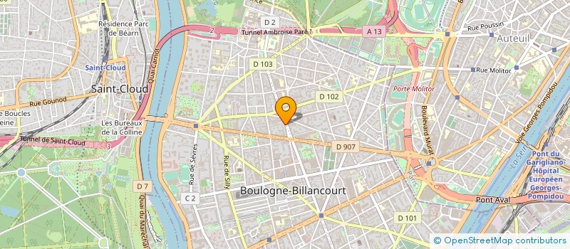 localisation de l'entreprise MADAME AUDREY BUDAKCI à BOULOGNE-BILLANCOURT