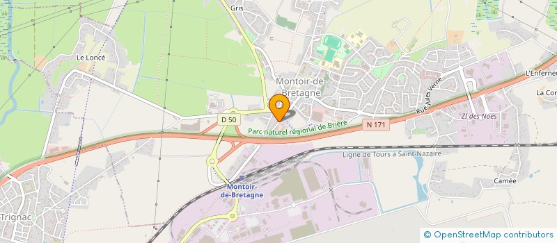 localisation de l'entreprise MADAME AUDREY BUHAGIAR  MONTOIR-DE-BRETAGNE