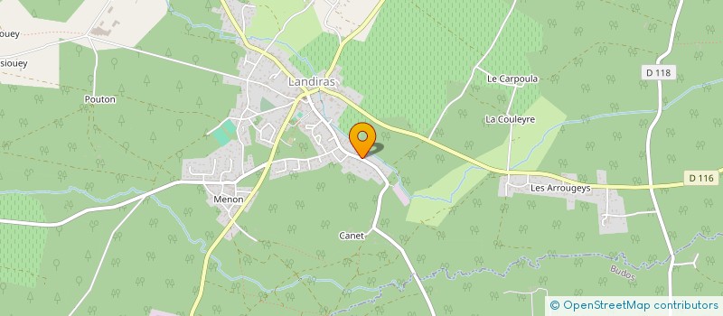 localisation de l'entreprise MADAME AUDREY BUSTAFFA  LANDIRAS