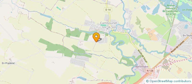 localisation de l'entreprise MADAME AUDREY CABROL  SOUAL