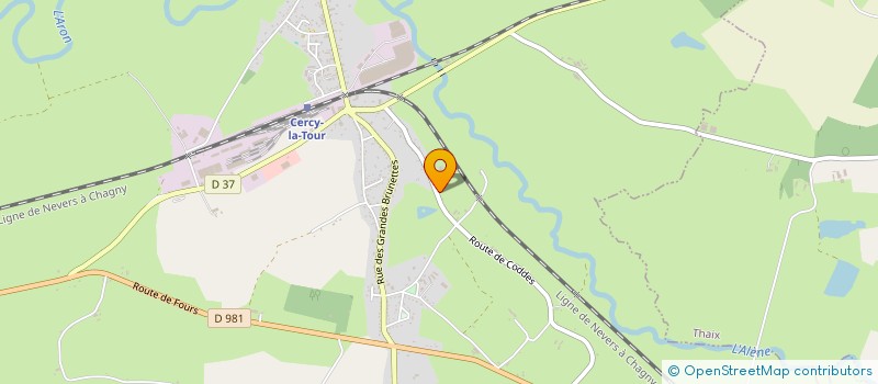 localisation de l'entreprise MADAME AUDREY CABUT  CERCY-LA-TOUR