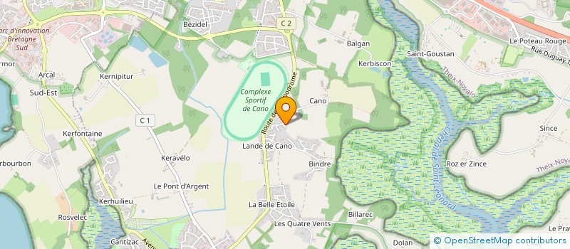 localisation de l'entreprise MADAME AUDREY CADIEUX à SENE