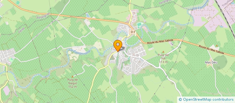 localisation de l'entreprise MADAME AUDREY CALDERON  TROUILLAS