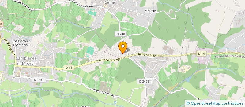 localisation de l'entreprise MADAME AUDREY CAMILIERI  CENAC