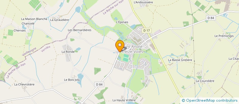 localisation de l'entreprise MADAME AUDREY CAMPOS  MONTREVERD