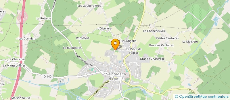 localisation de l'entreprise MADAME AUDREY CAMUS  SAINT-MARS-D'OUTILLE