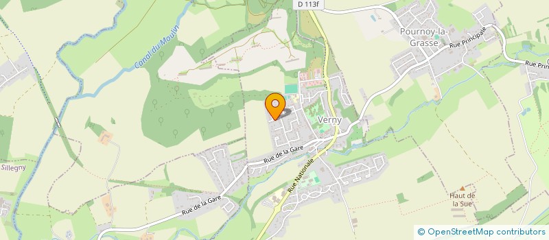 localisation de l'entreprise MADAME AUDREY CAMUS  VERNY