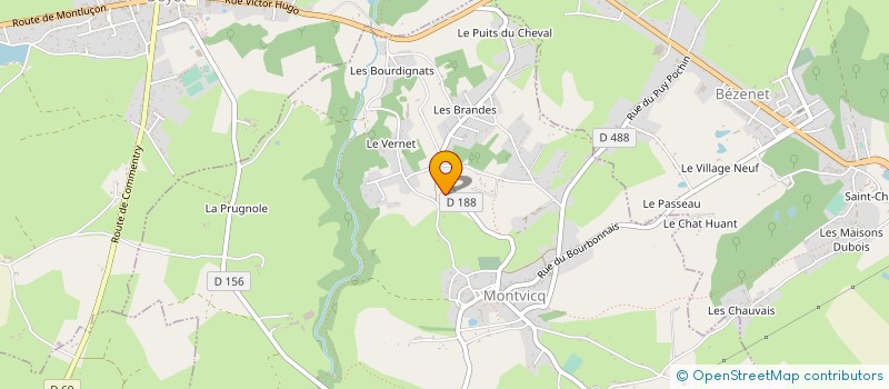 localisation de l'entreprise MADAME AUDREY CANTUEL  DURDAT-LAREQUILLE