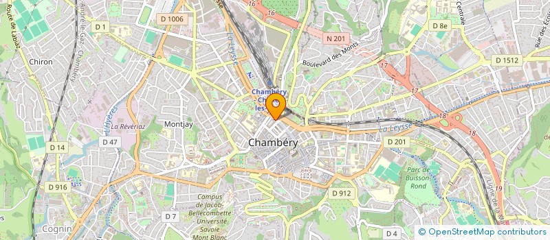 localisation de l'entreprise MADAME AUDREY CAPRON-MANIEUX  CHAMBERY