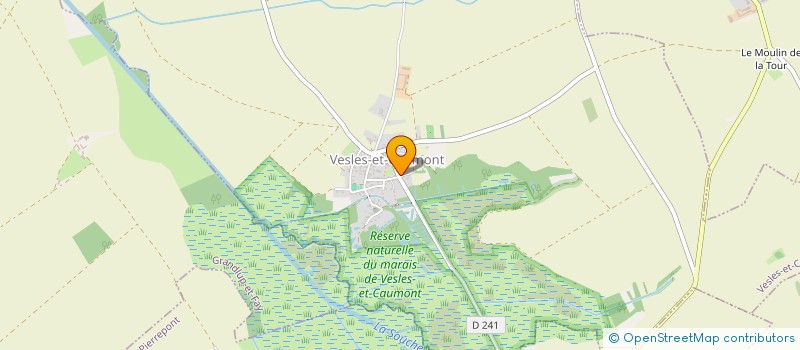 localisation de l'entreprise MADAME AUDREY CARLIER  VESLES-ET-CAUMONT