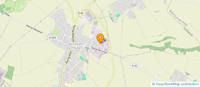 localisation de l'entreprise MADAME AUDREY CARNIEL  NEUILLY-EN-THELLE