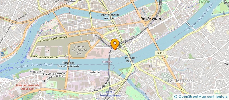 localisation de l'entreprise MADAME AUDREY CARON à NANTES