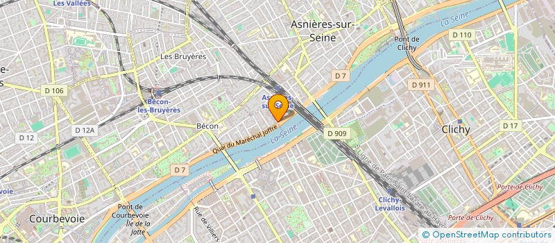 localisation de l'entreprise MADAME AUDREY CARPENTIER  ASNIERES-SUR-SEINE