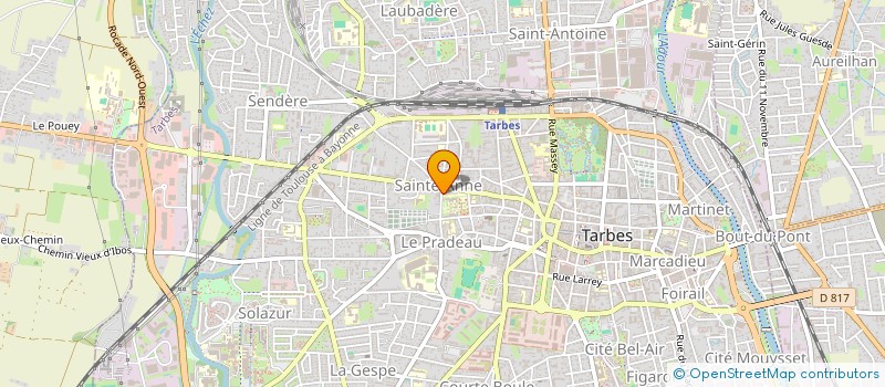 localisation de l'entreprise MADAME AUDREY CARVALHO  TARBES