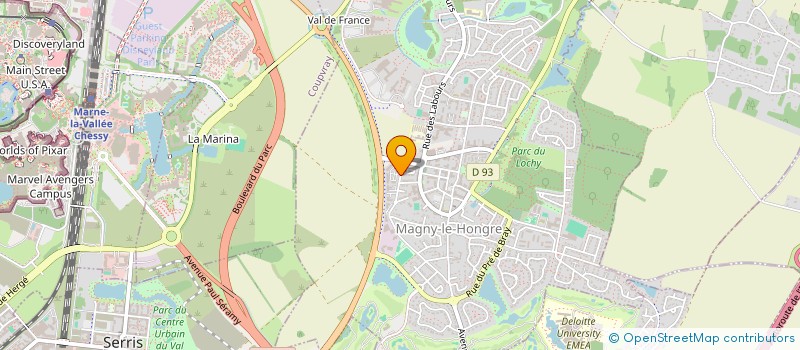 localisation de l'entreprise MADAME AUDREY CASTANIER  MAGNY-LE-HONGRE