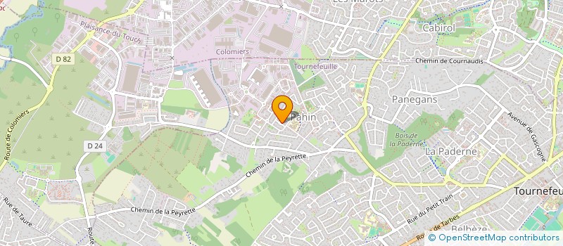 localisation de l'entreprise MADAME AUDREY CASTEL  TOURNEFEUILLE