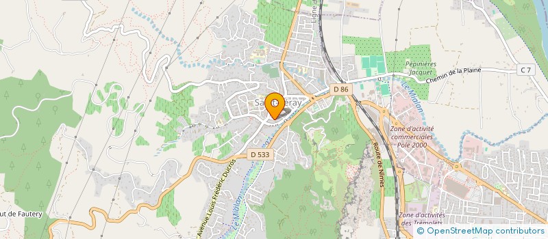 localisation de l'entreprise MADAME AUDREY CASTERMANT  SAINT-PERAY