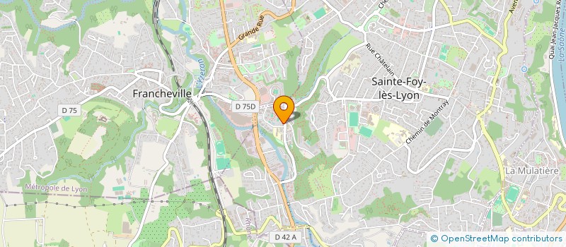 localisation de l'entreprise MADAME AUDREY CAVIGLIOLI à SAINTE-FOY-LES-LYON