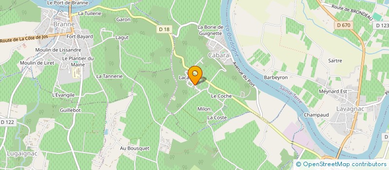 localisation de l'entreprise MADAME AUDREY CAZENAVE  CABARA