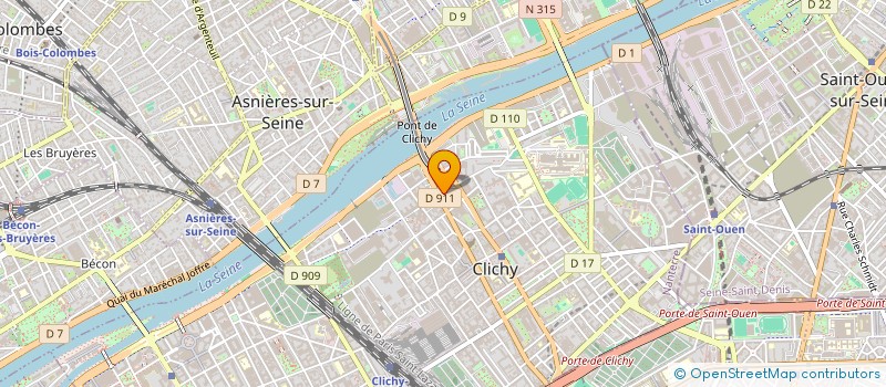 localisation de l'entreprise MADAME AUDREY CAZORLA à CLICHY
