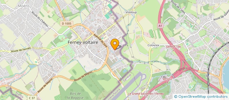 localisation de l'entreprise MADAME AUDREY CECH à FERNEY-VOLTAIRE