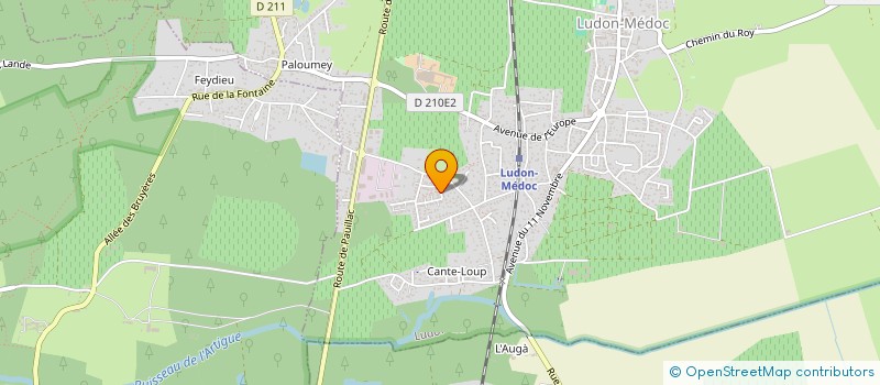 localisation de l'entreprise MADAME AUDREY CERCIER  LUDON-MEDOC