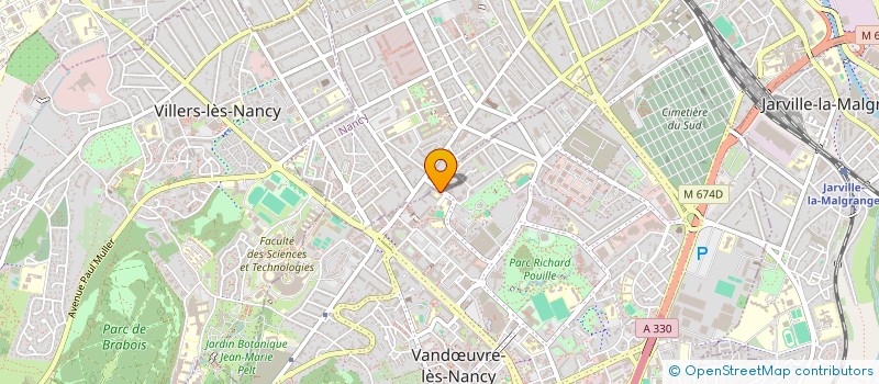 localisation de l'entreprise MADAME AUDREY CHABOUREL  VANDUVRE-LES-NANCY