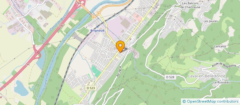 localisation de l'entreprise MADAME AUDREY CHAMPAGNE  VILLARD-BONNOT