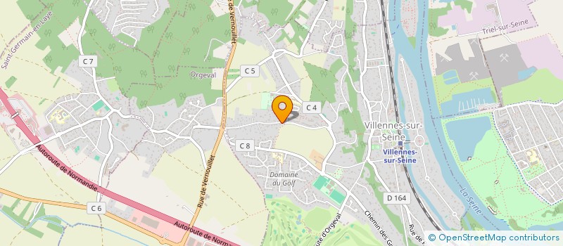 localisation de l'entreprise MADAME AUDREY CHAPELAIN  VILLENNES-SUR-SEINE