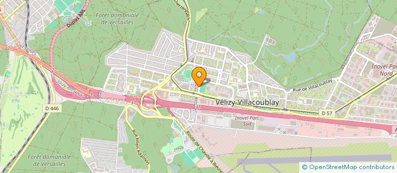 localisation de l'entreprise MADAME AUDREY CHARBONNEAU  VELIZY-VILLACOUBLAY