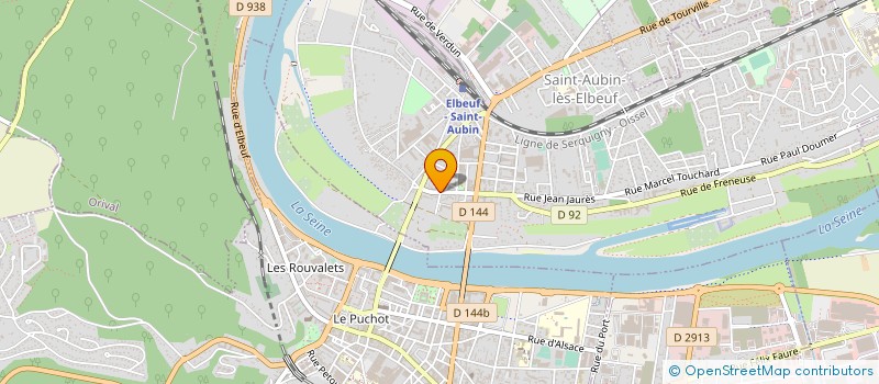 localisation de l'entreprise MADAME AUDREY CHARTIER  SAINT-AUBIN-LES-ELBEUF