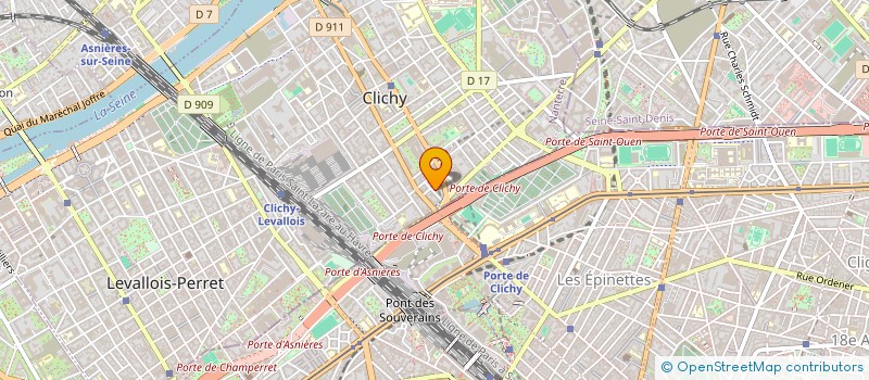 localisation de l'entreprise MADAME AUDREY CHASSAING à CLICHY