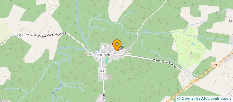 localisation de l'entreprise MADAME AUDREY CHASTELLIER  SAINT-AVIT