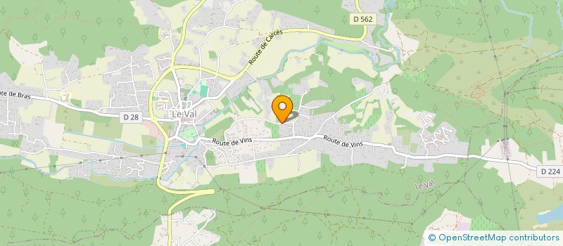 localisation de l'entreprise MADAME AUDREY CHENE  BRIGNOLES