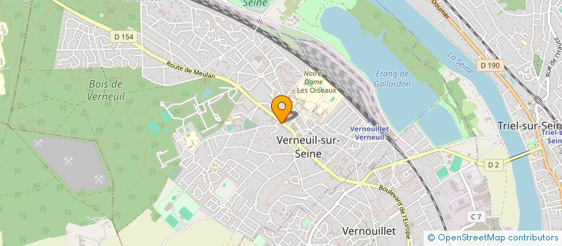 localisation de l'entreprise MADAME AUDREY CHESNEL  VERNEUIL-SUR-SEINE