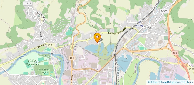 localisation de l'entreprise MADAME AUDREY CHEVALET  CIRY-SALSOGNE