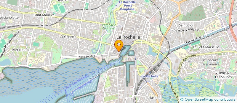 localisation de l'entreprise MADAME AUDREY CHEVALIER à LA ROCHELLE