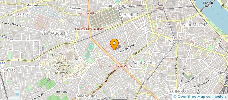 localisation de l'entreprise MADAME AUDREY CHEVALLIER  BORDEAUX