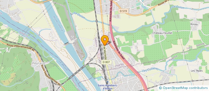 localisation de l'entreprise MADAME AUDREY CHEVILLON  CHANAS