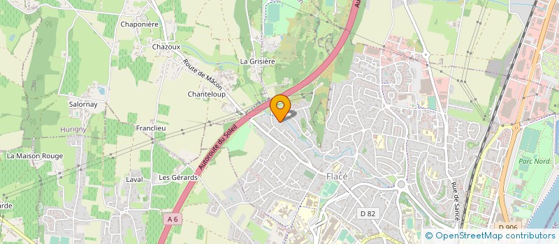 localisation de l'entreprise MADAME AUDREY CHEVILLOT  MACON