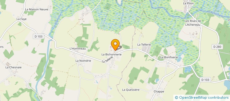 localisation de l'entreprise MADAME AUDREY CHEVRIER  LA MONTAGNE