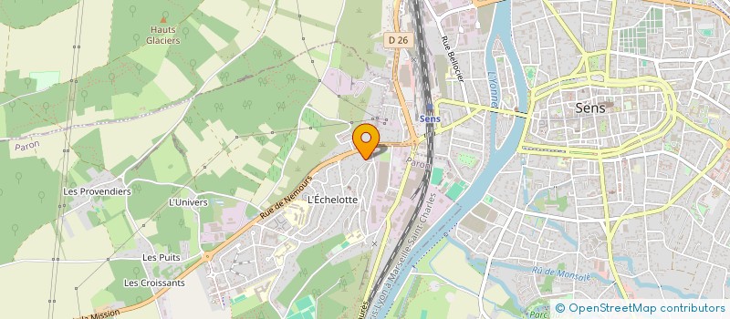 localisation de l'entreprise MADAME AUDREY CHICANNE  MICHERY