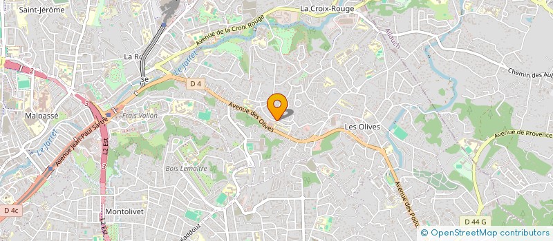localisation de l'entreprise MADAME AUDREY CHICHE à MARSEILLE