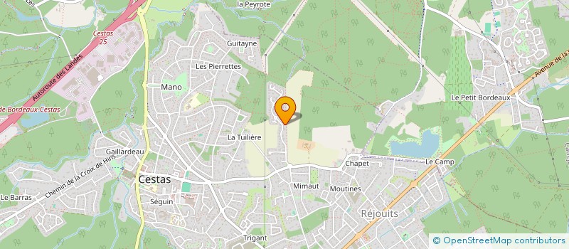 localisation de l'entreprise MADAME AUDREY CHIRAC  CESTAS