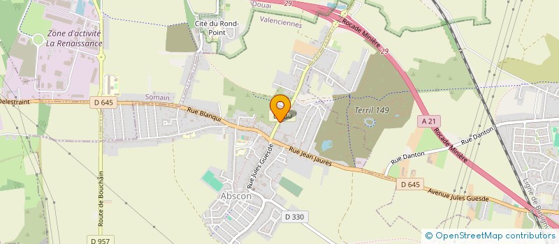 localisation de l'entreprise MADAME AUDREY CHOLEWINSKI  ABSCON