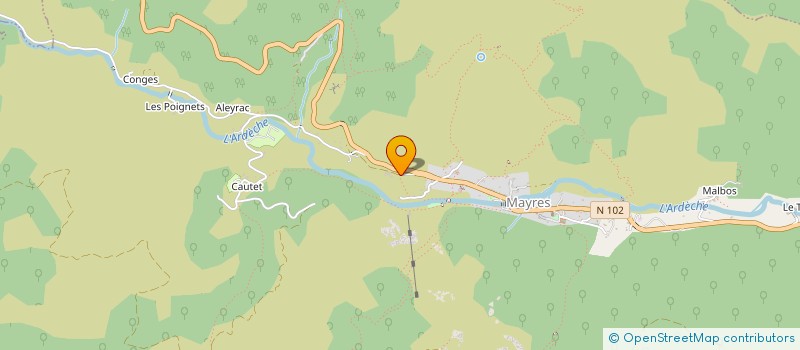 localisation de l'entreprise MADAME AUDREY CHOVA  MONTPEZAT-SOUS-BAUZON