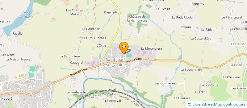 localisation de l'entreprise MADAME AUDREY CHRETIEN  SAINT-JEAN-SUR-VILAINE