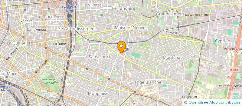 localisation de l'entreprise MADAME AUDREY CHRETIEN  LYON